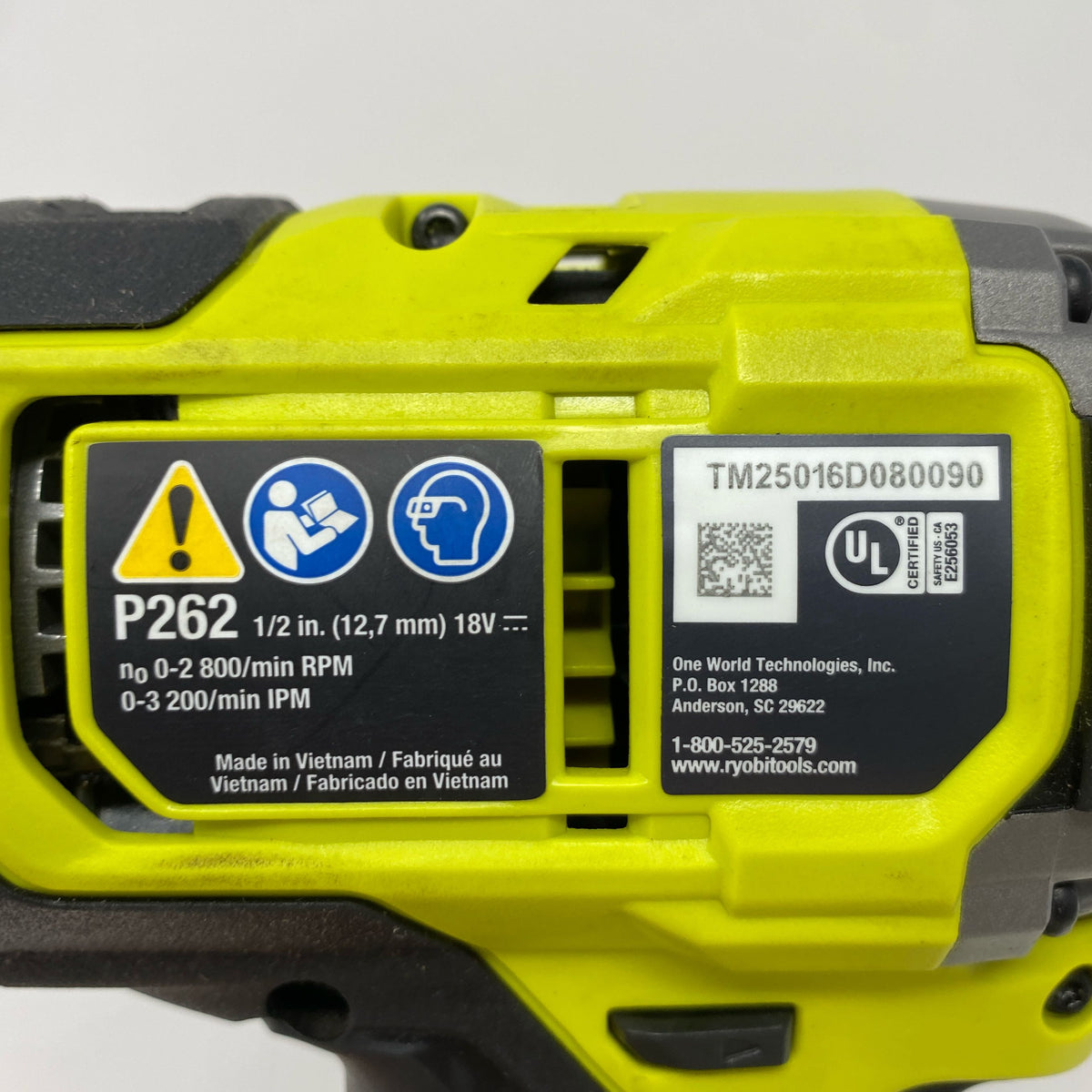 Serial #/Tag-LPNPMGP0190472