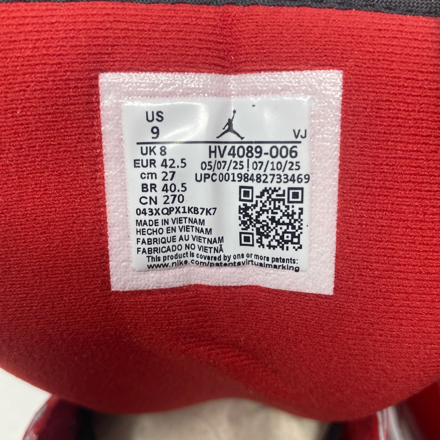 Serial #/Tag-LPNO576801784