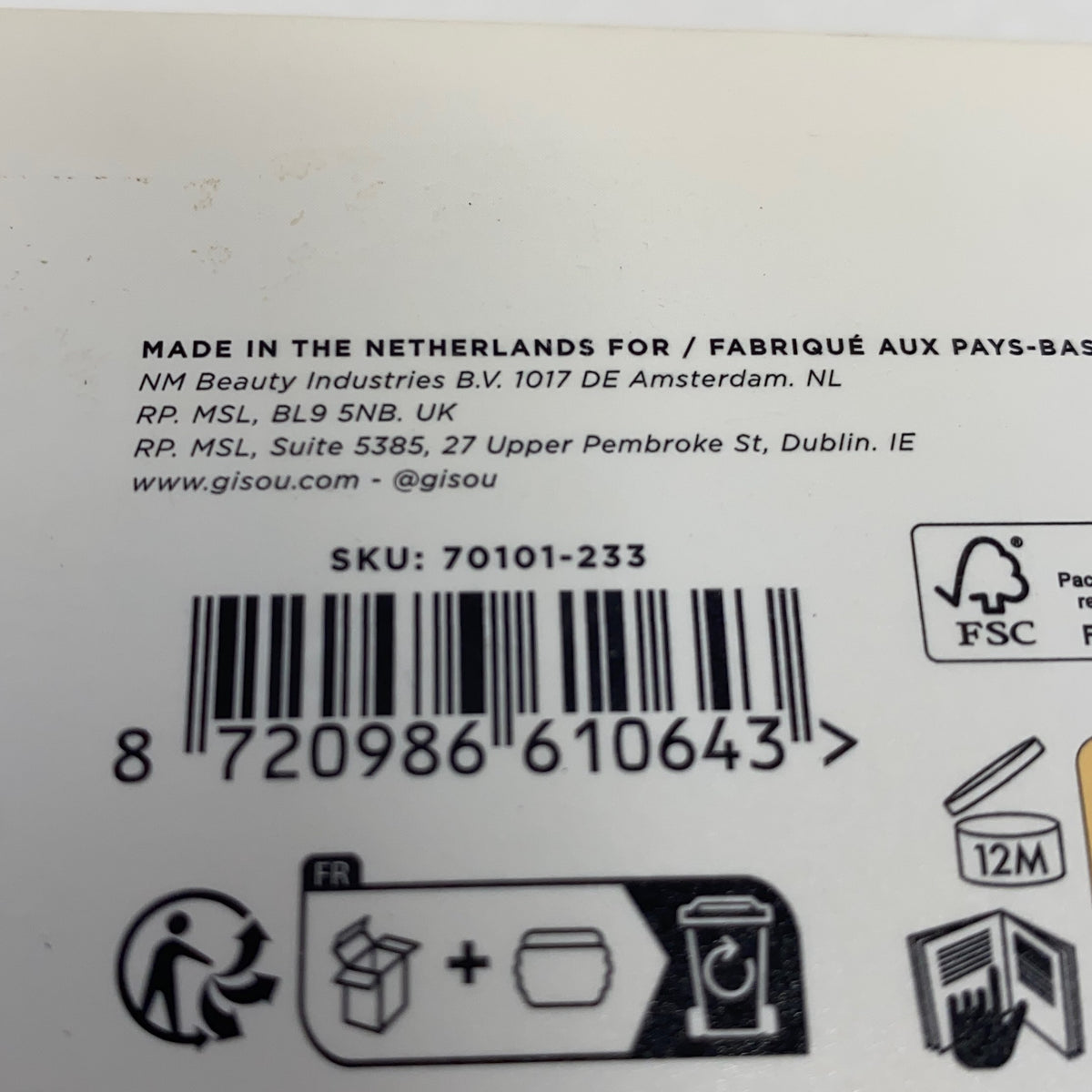 Serial #/Tag-LPNAC360012422