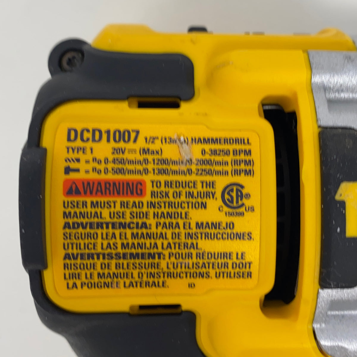 Serial #/Tag-UNT959904F4W
