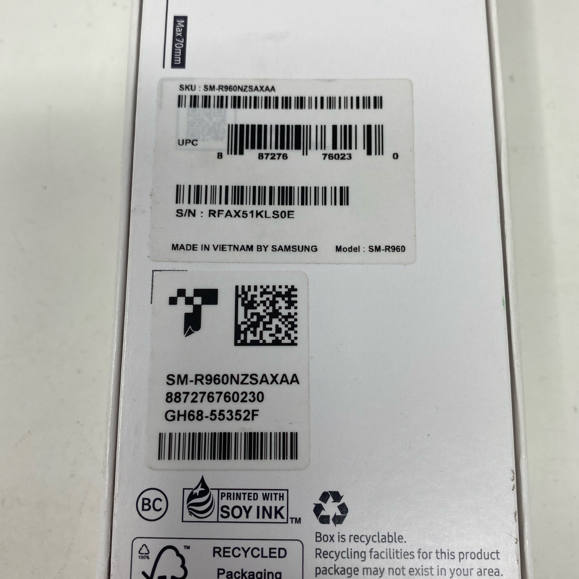Serial #/Tag-LPNNB6DCCT3T1