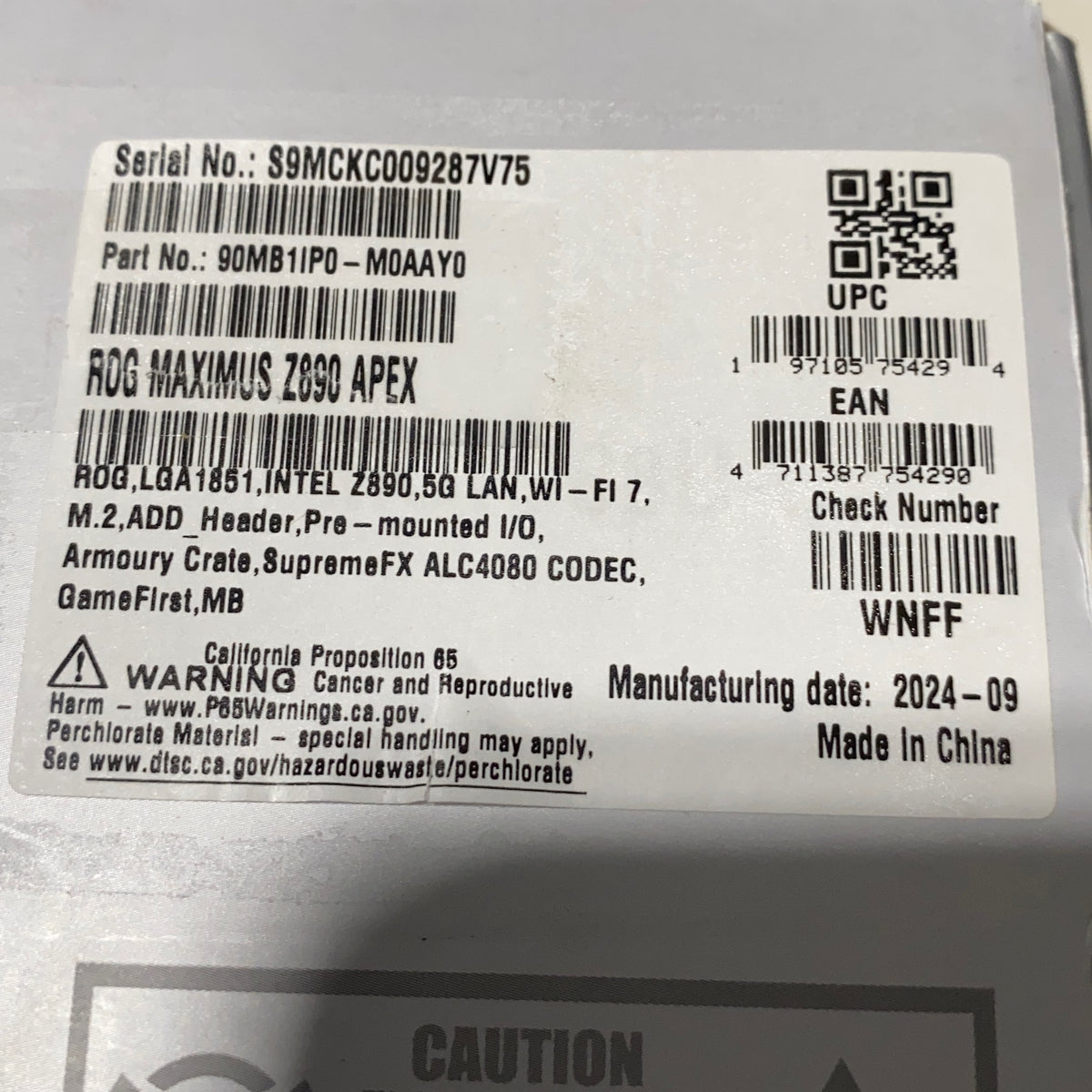 Serial #/Tag-LPNRRJK8863828