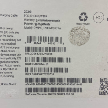 Serial #/Tag-UNT870957IWK