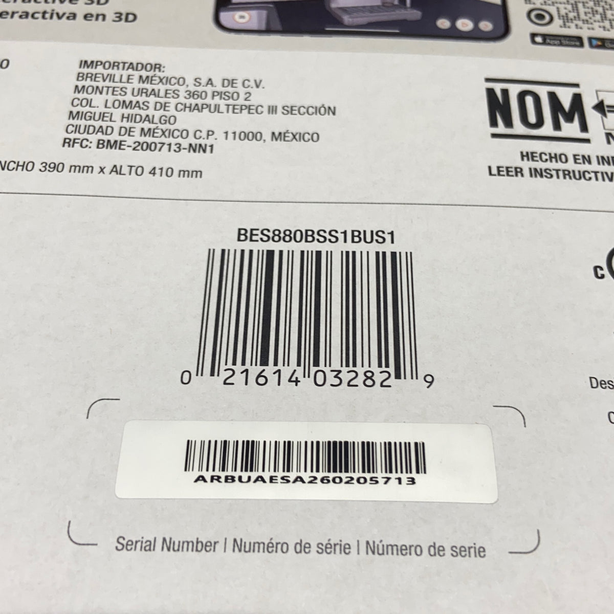 Serial #/Tag-LPNND64KS815R