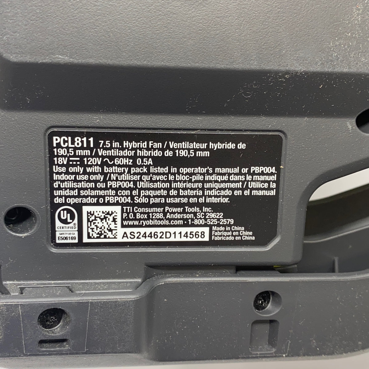 Serial #/Tag-LPNND66ZZNV7S
