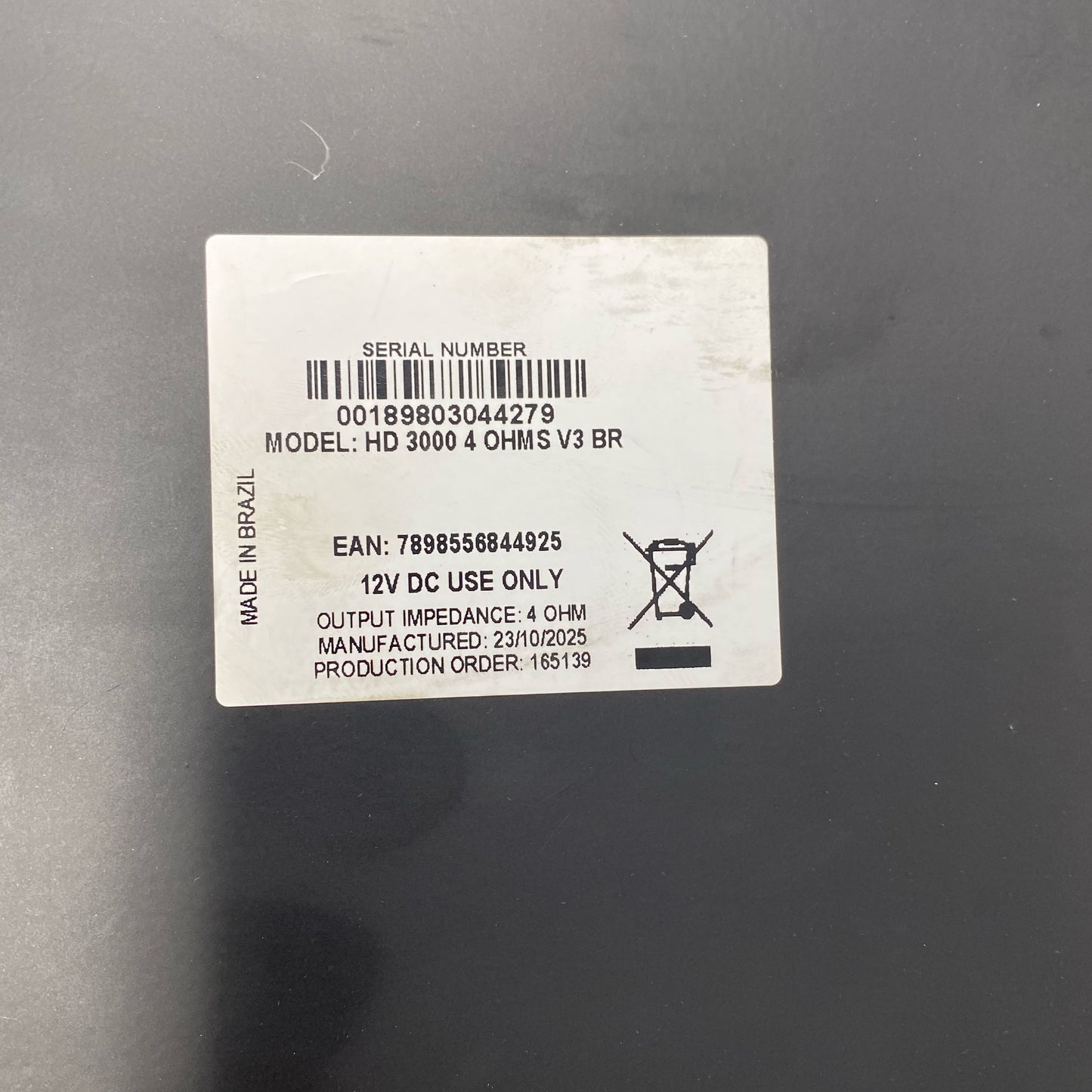 Serial #/Tag-LPNO542155100