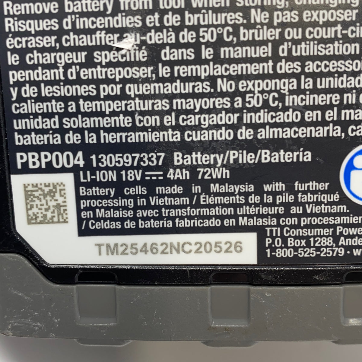 Serial #/Tag-LPNRRJK9724352