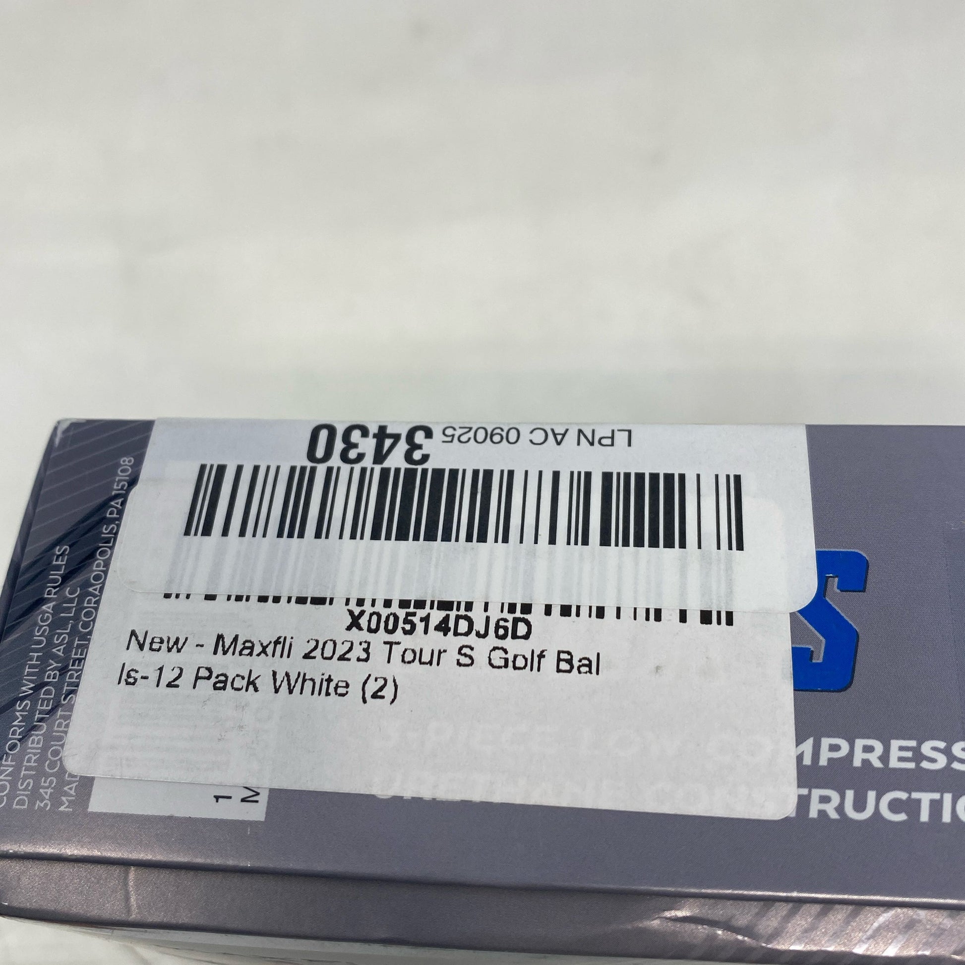 Serial #/Tag-LPNAC090253430
