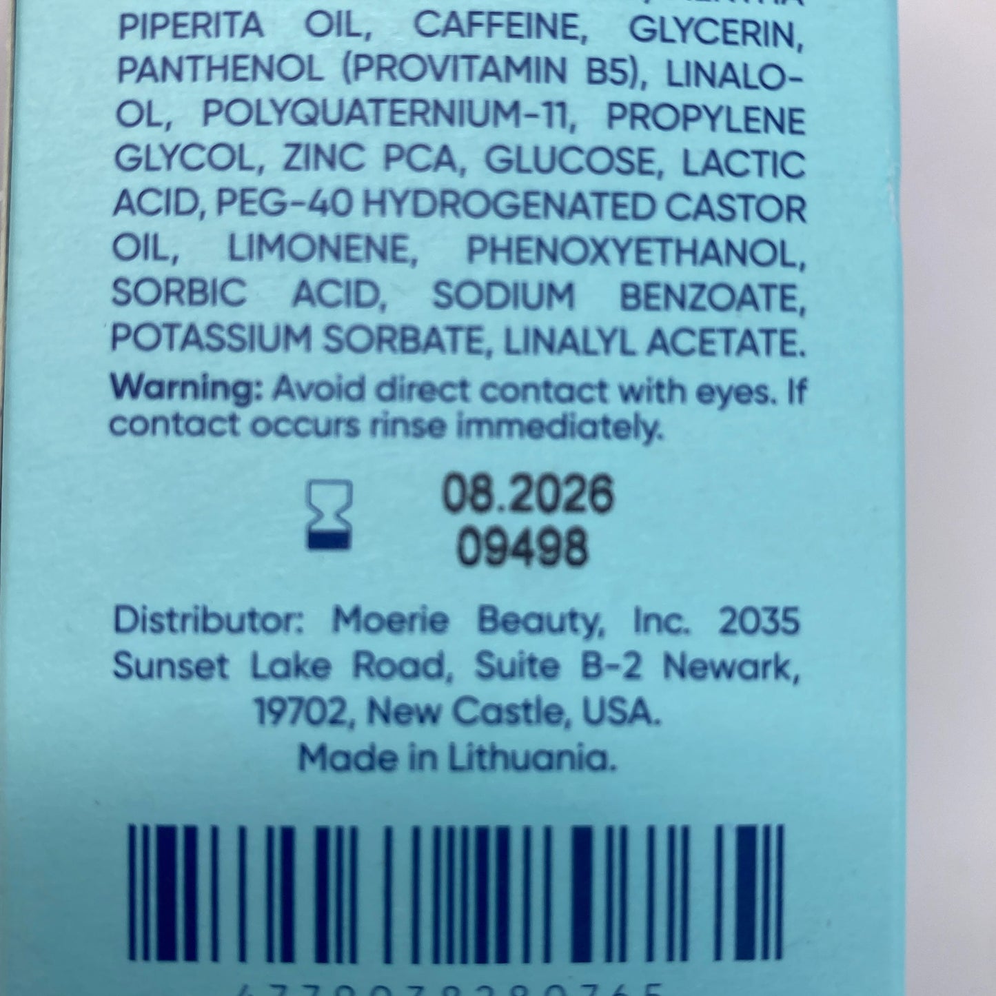 Serial #/Tag-UNT3165701L6