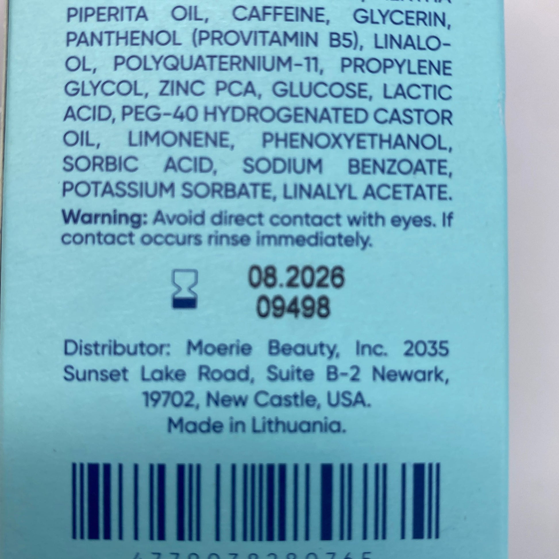 Serial #/Tag-UNT3165701L6
