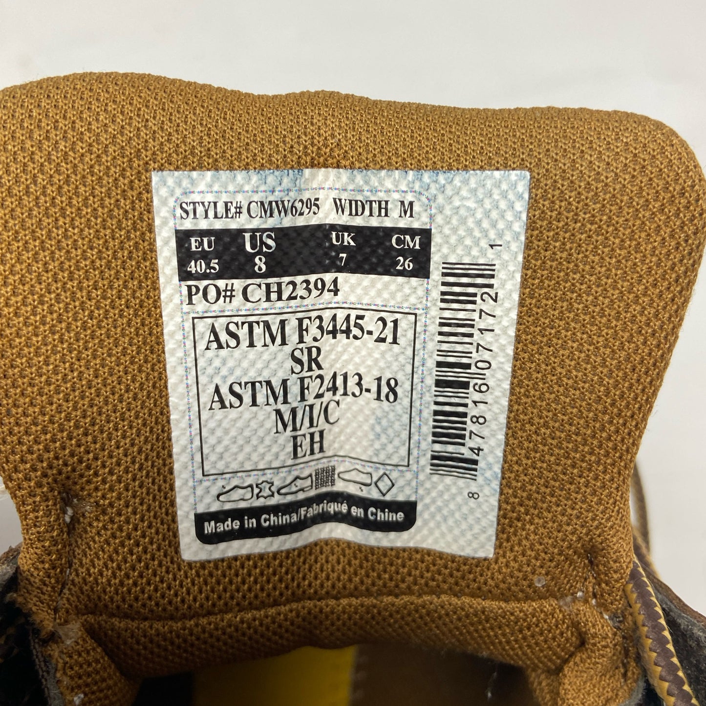 Serial #/Tag-UNT8540407Z4