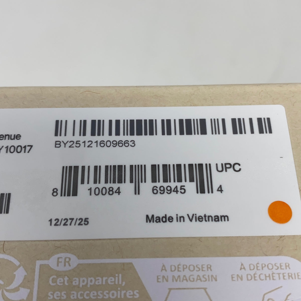 Serial #/Tag-LPNAC813760739