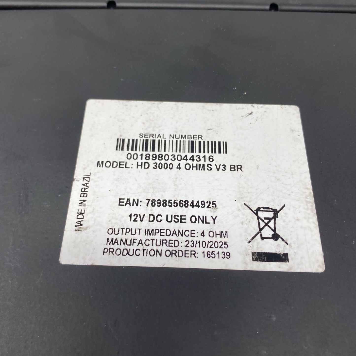 Serial #/Tag-UNT533176G4I