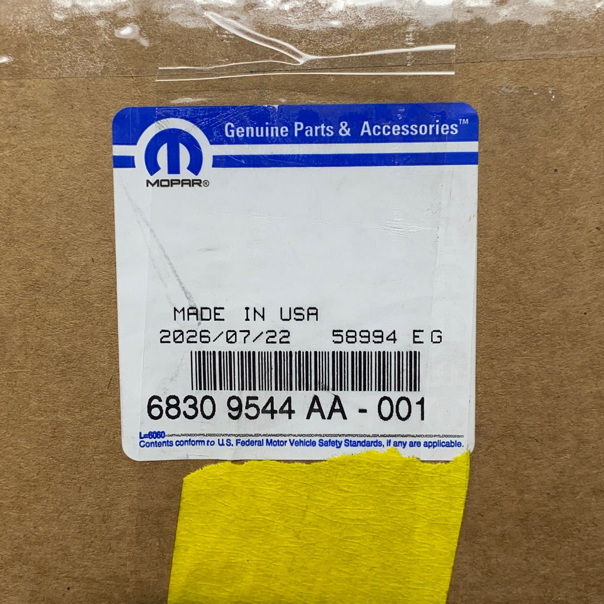 Serial #/Tag-UNT268133QPG