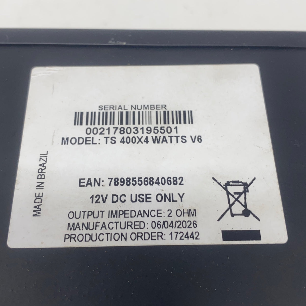 Serial #/Tag-UNT756709TN2