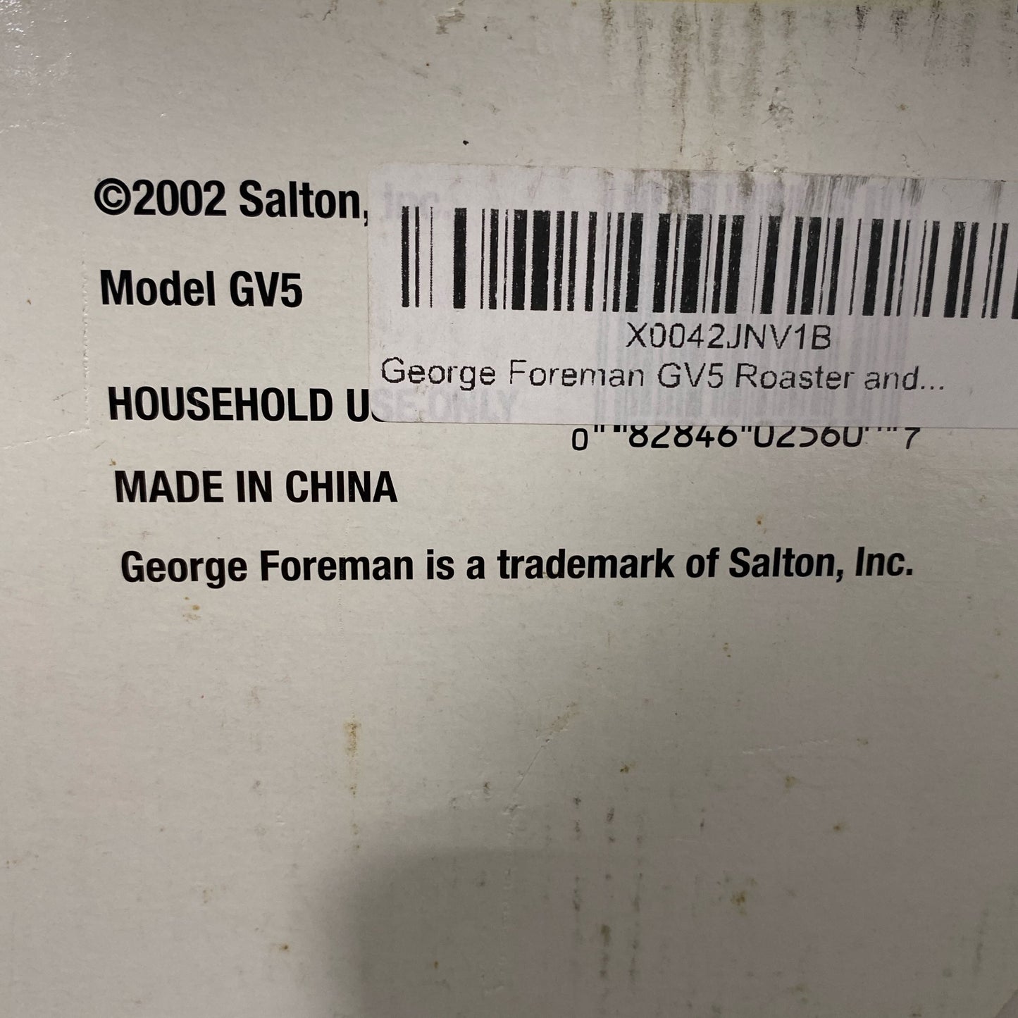 Serial #/Tag-UNT460315UN1