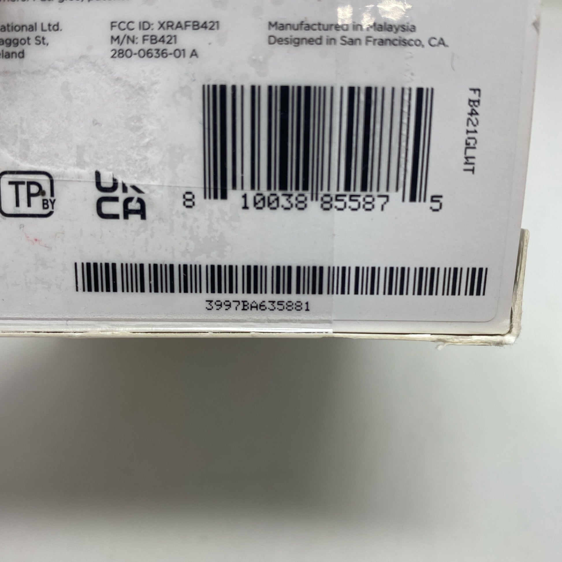 Serial #/Tag-UNT243686TA9