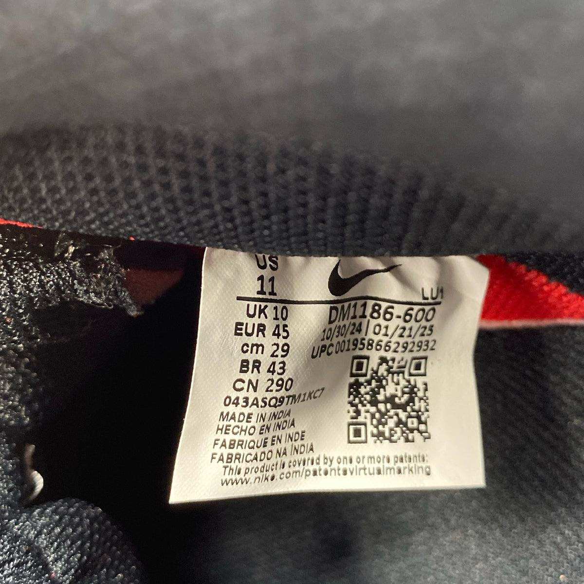 Serial #/Tag-UNT3281509D3