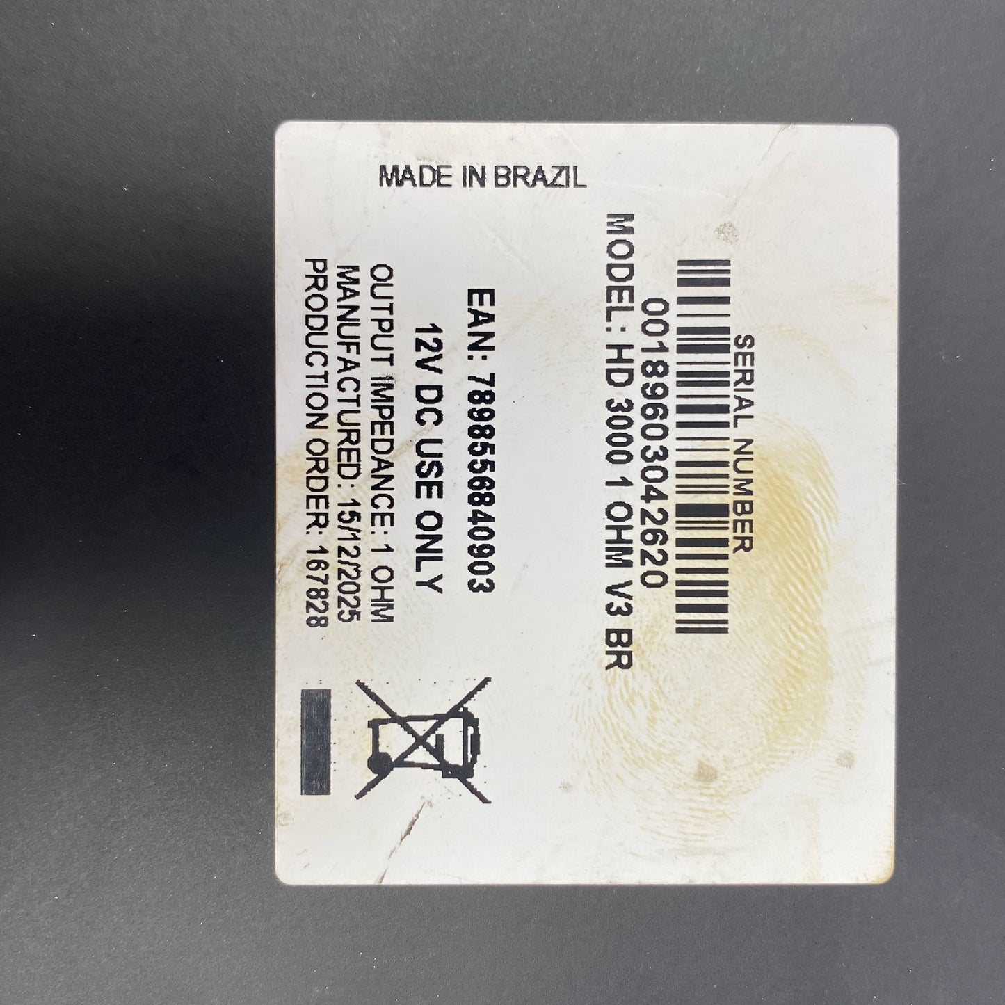 Serial #/Tag-UNT6306444I0
