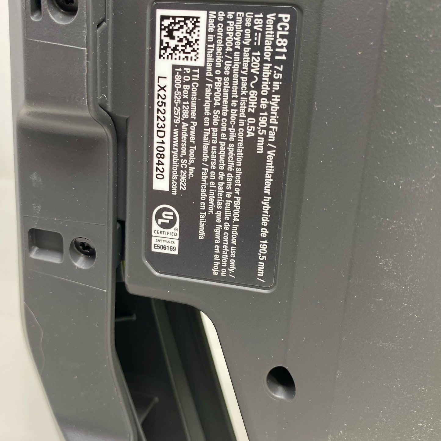 Serial #/Tag-LPNNA6L28XDLM
