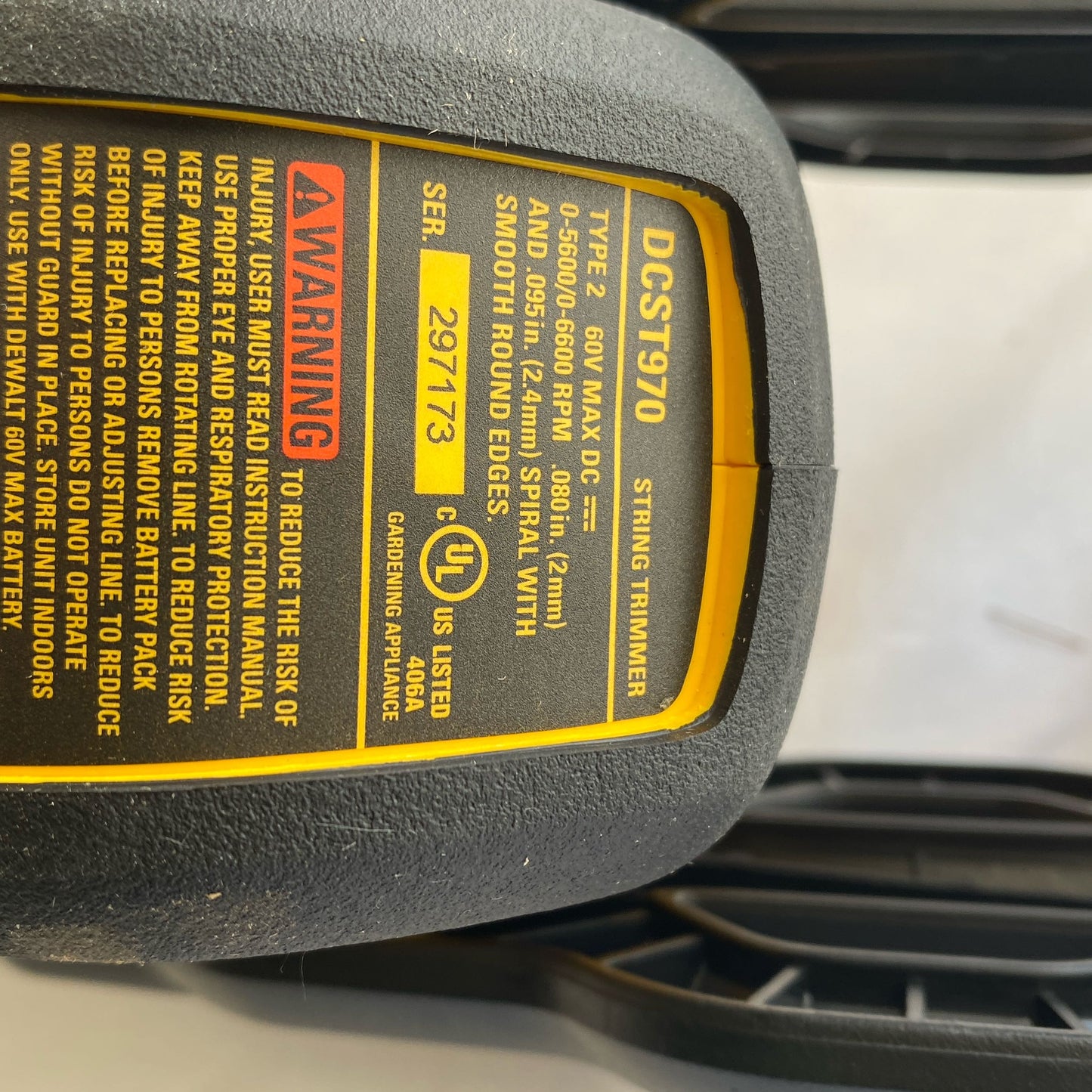 Serial #/Tag-UNT760270PMJ