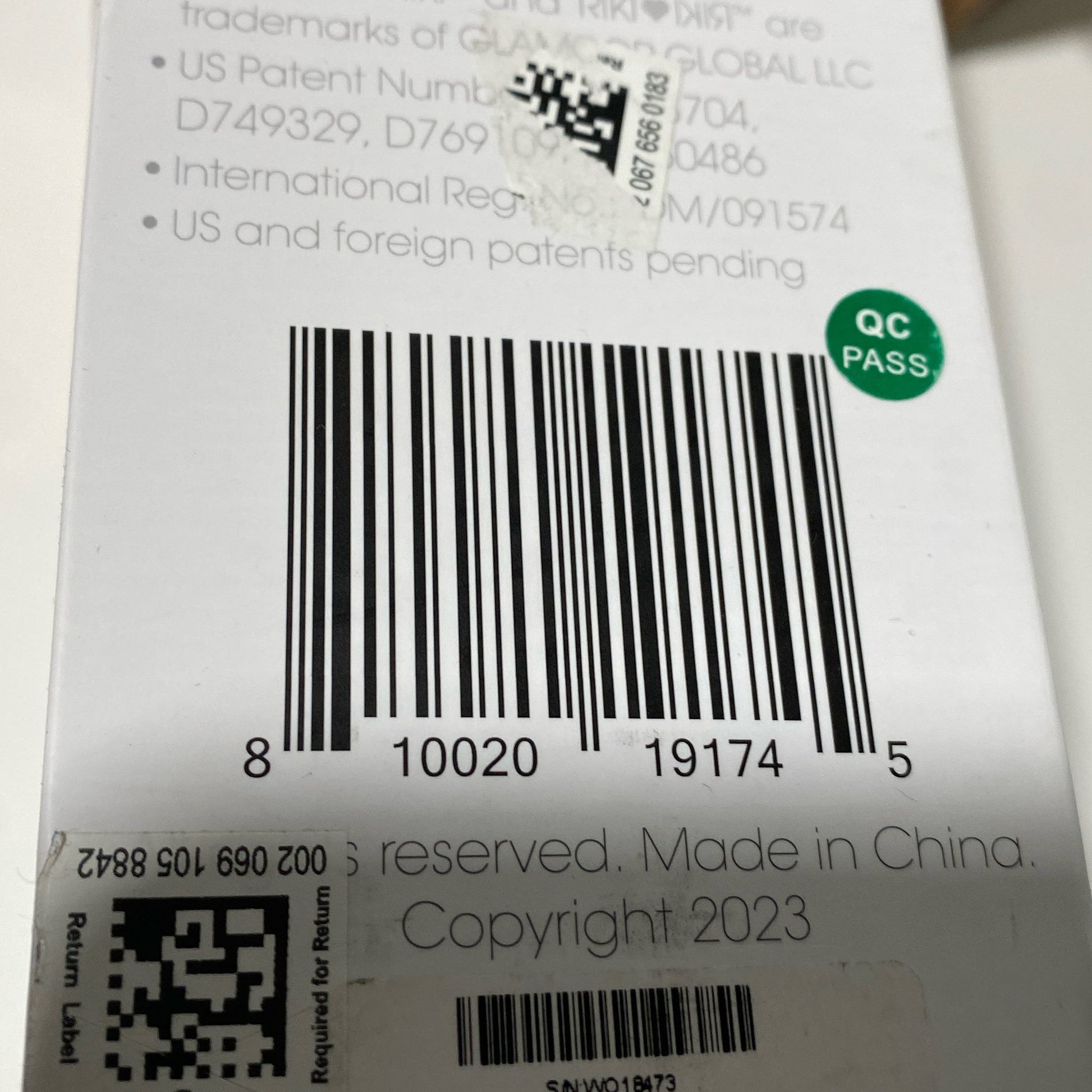 Serial #/Tag-UNT765143YAB