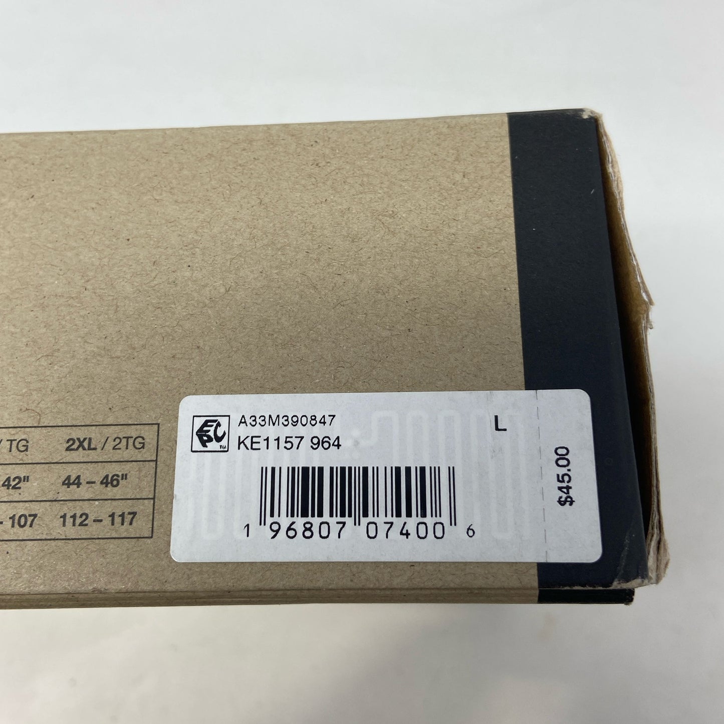 Serial #/Tag-UNT929154182