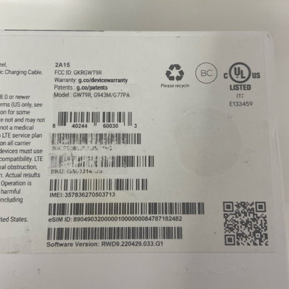 Serial #/Tag-UNT843789IDT